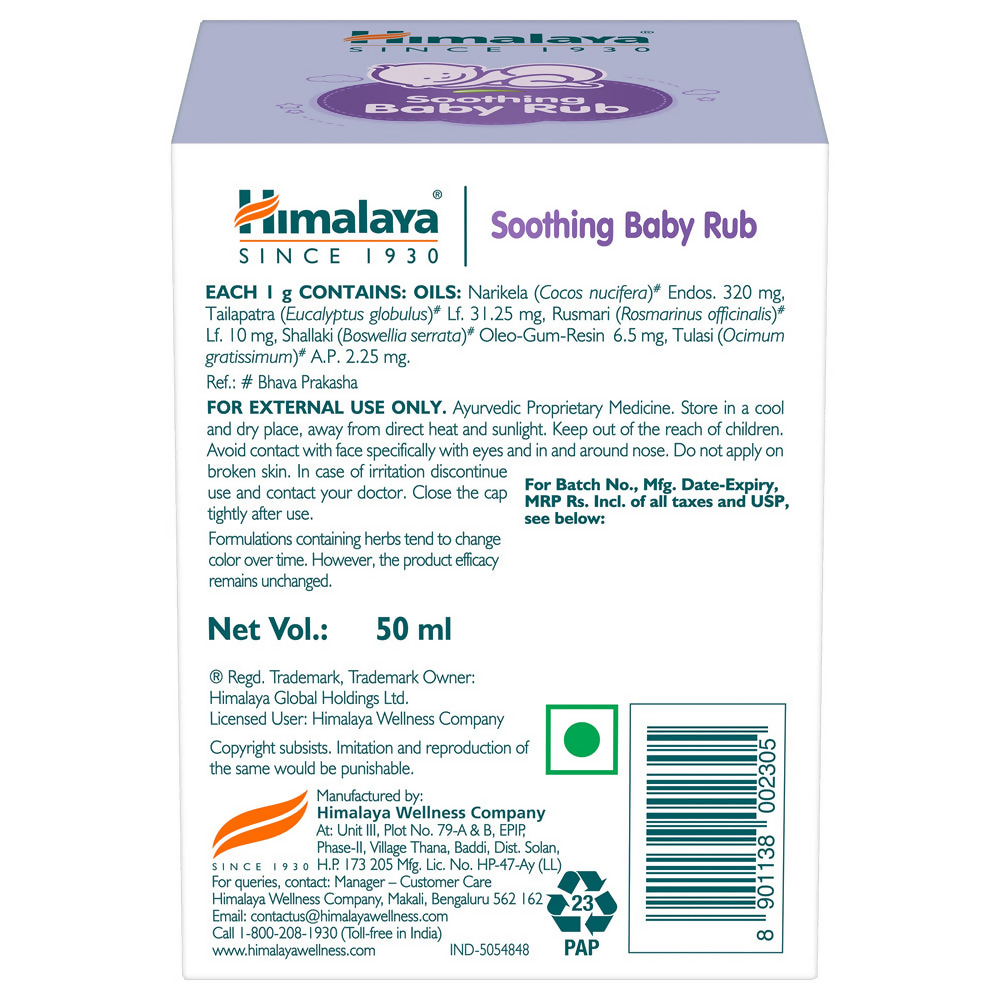 Himalaya Herbals Soothing Baby Rub | Grocsy