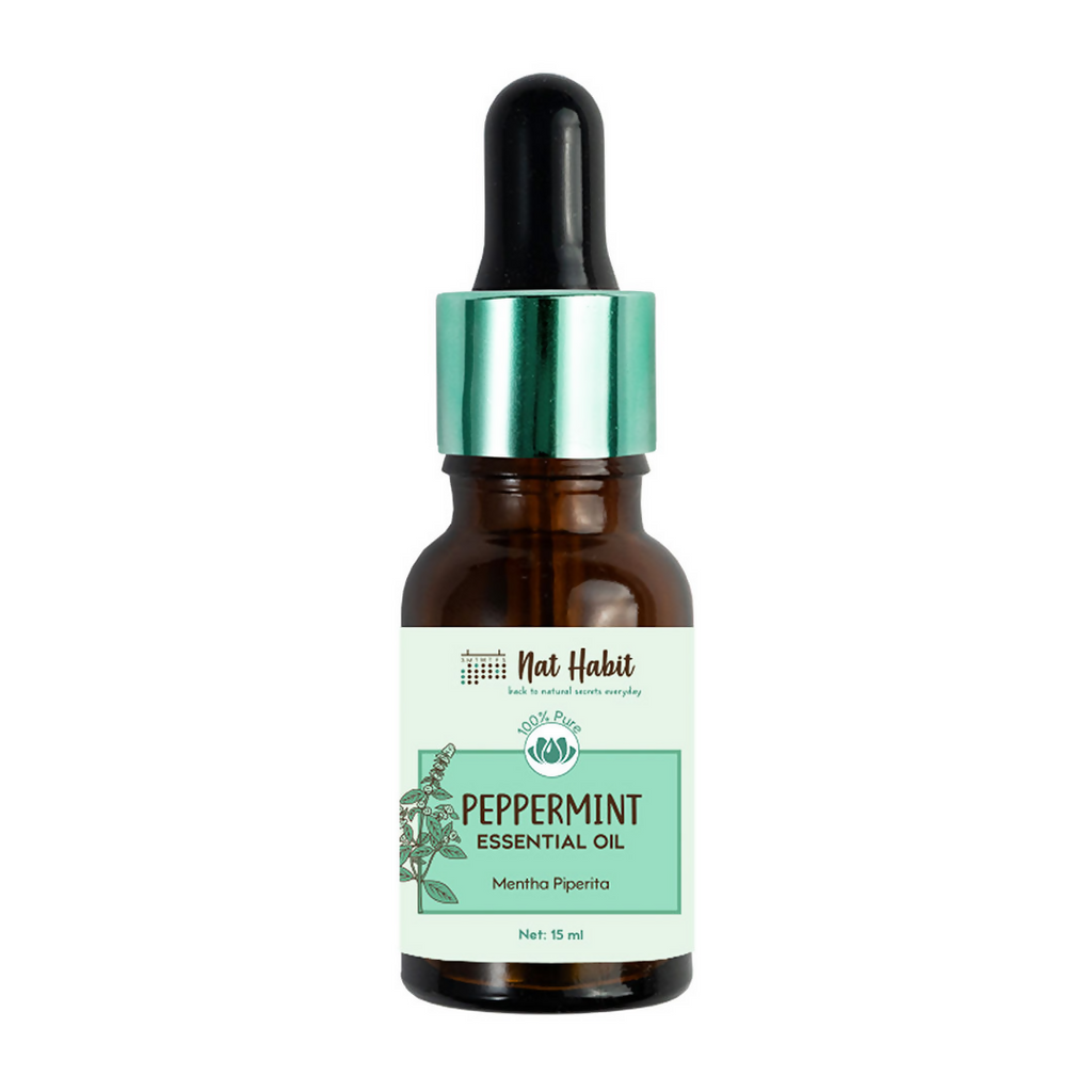 Nat Habit Peppermint Essential Oil For Hair Growth | Grocsy