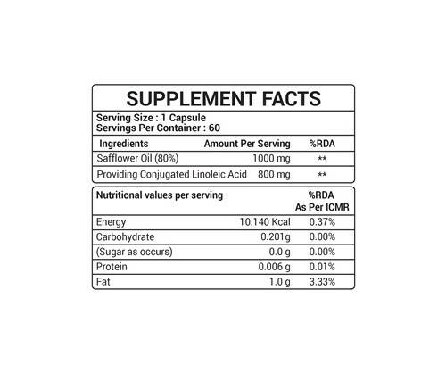 Nutrisouk CLA Capsules | Grocsy