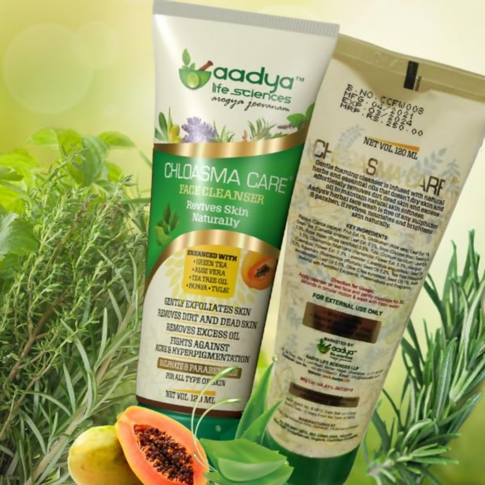Aadya Life Sciences Chloasma Care Cream and Face Wash Combo | Grocsy
