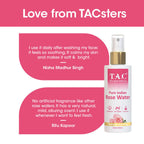 TAC - The Ayurveda Co. Pure Indian Rose Water For Toning & Hydration for Women & Men | Grocsy