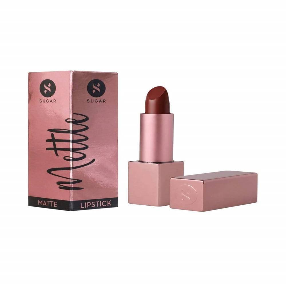 Sugar Mettle Matte Lipstick - Athena (Red Terracotta) | Grocsy