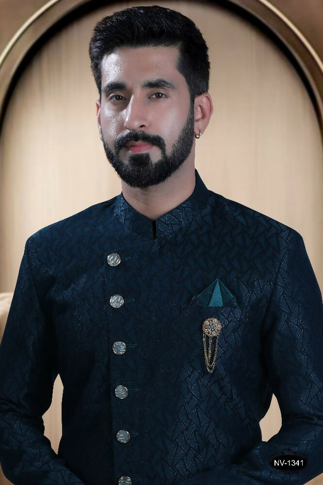 Joban Fashion Men's Blue TR Kurta with Pyjama | Grocsy