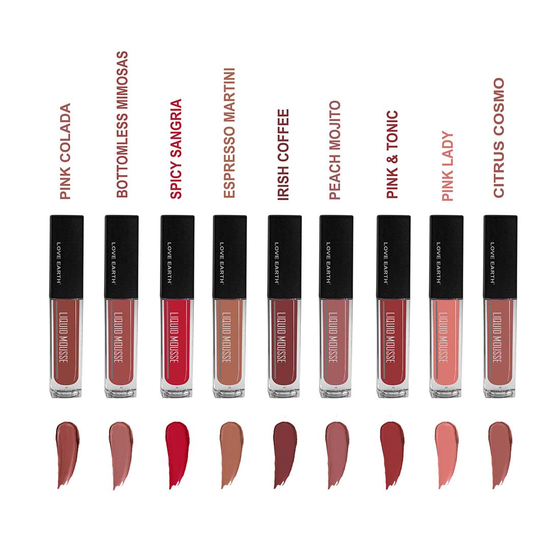 Love Earth Liquid Mousse Miniature Liquid Matte Lipstick | Grocsy