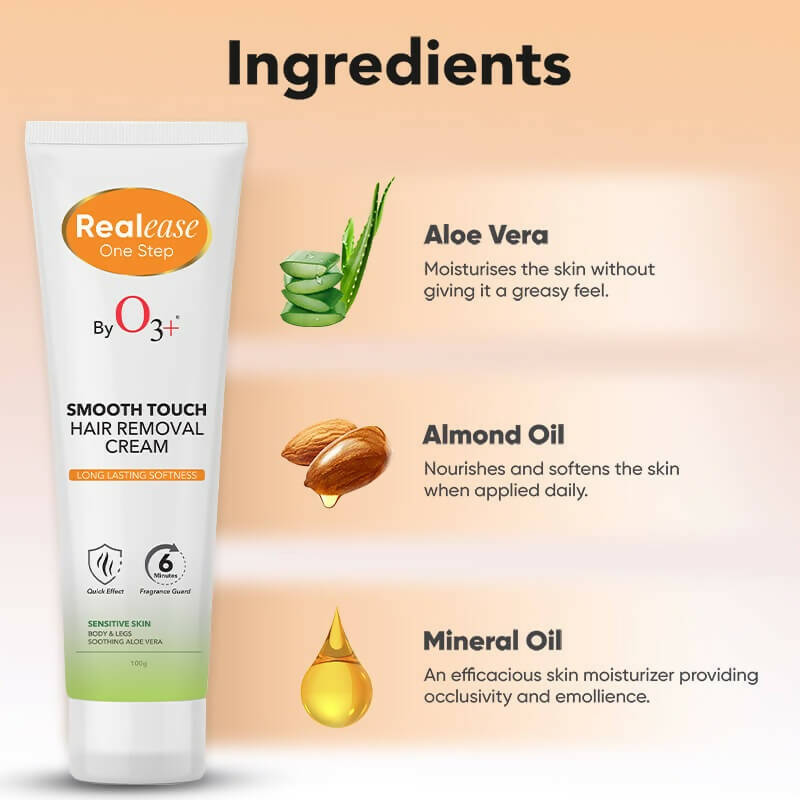 Professional O3+ Realease Smooth Touch Hair Removal Cream | Grocsy