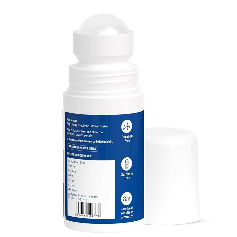 BeBodywise 4% AHA BHA UnderArm Roll On - Flora | Grocsy