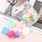 Favon Keli Pack of 6 Different Shaped Makeup Puffs and Sponges for Multiuse | Grocsy