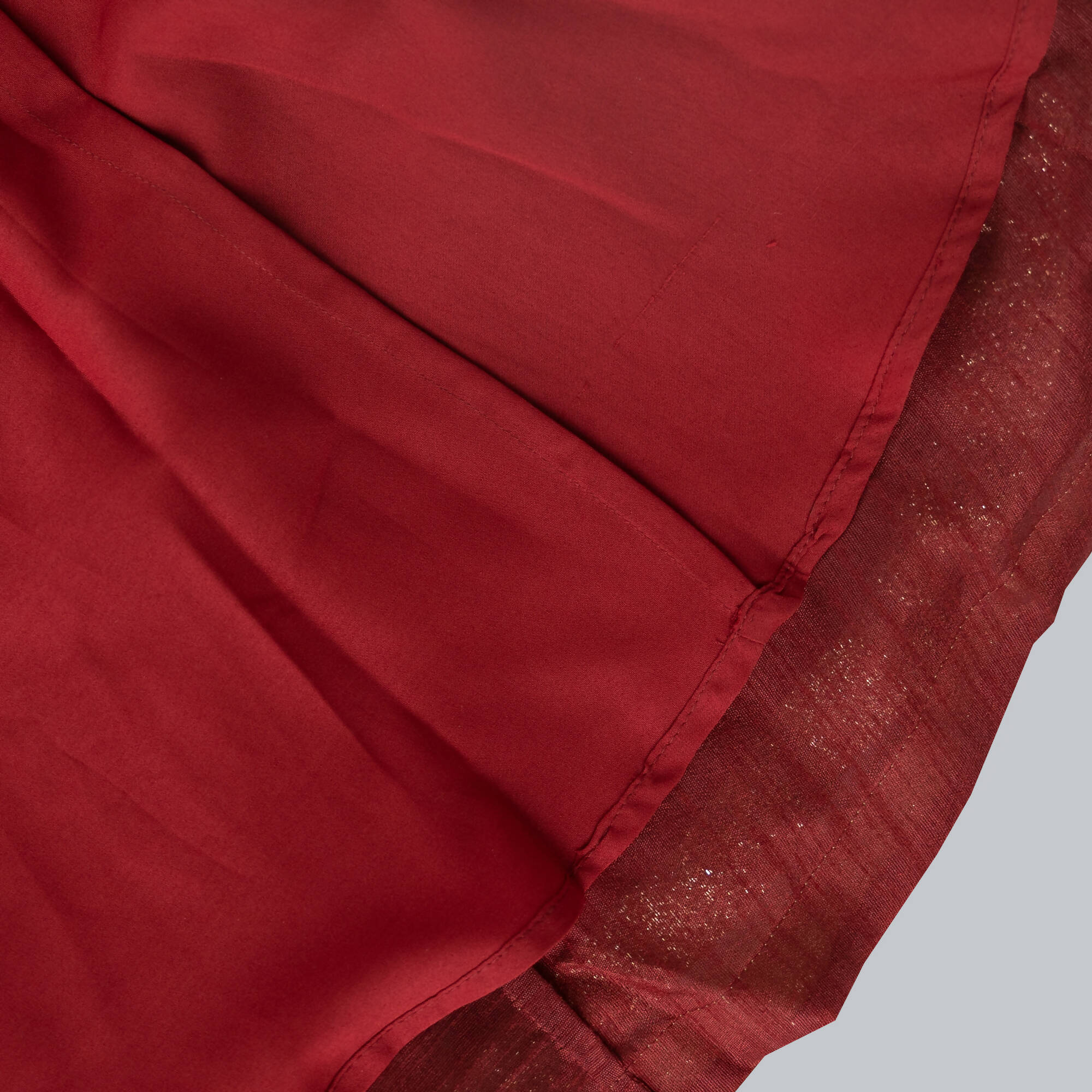 Pink Cow Fashions Red Ghagra Choli With Frill Dupatta | Grocsy