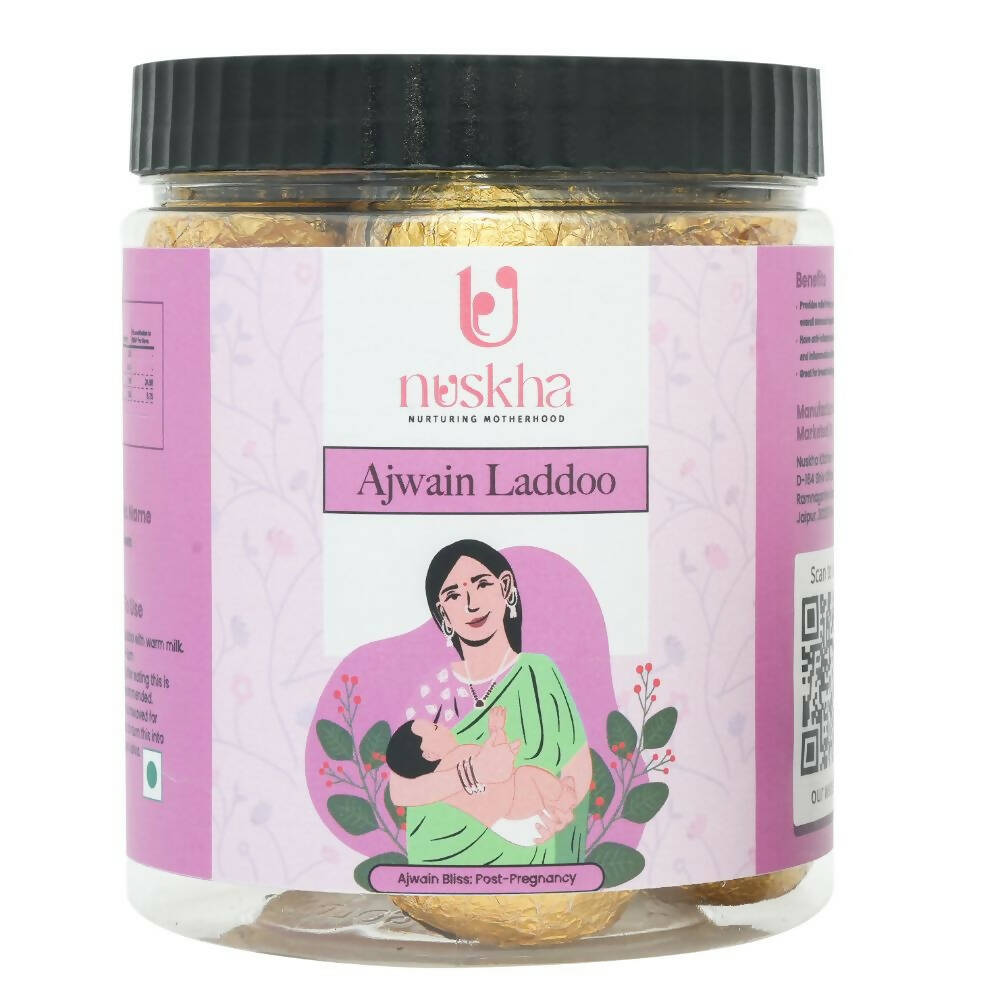 Nuskha Ajwain Laddoo (Post-Pregnancy) | Grocsy