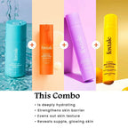 Foxtale CSMS (Cleanser, Serum, Moisturizer, Sunscreen) Flawless Skin Combo | Grocsy