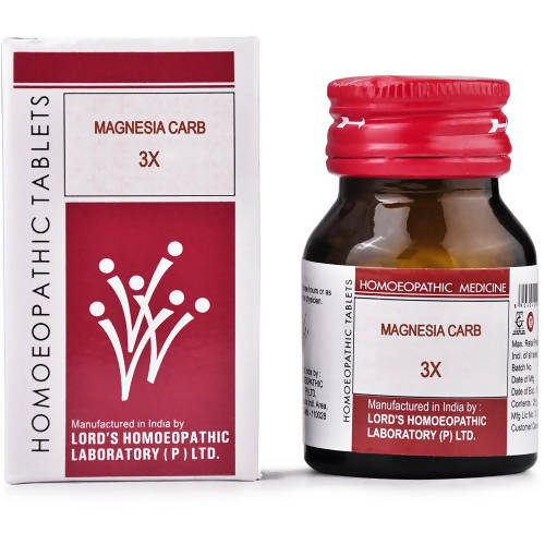Lord's Homeopathy Magnesia Carb Trituration Tablets | Grocsy