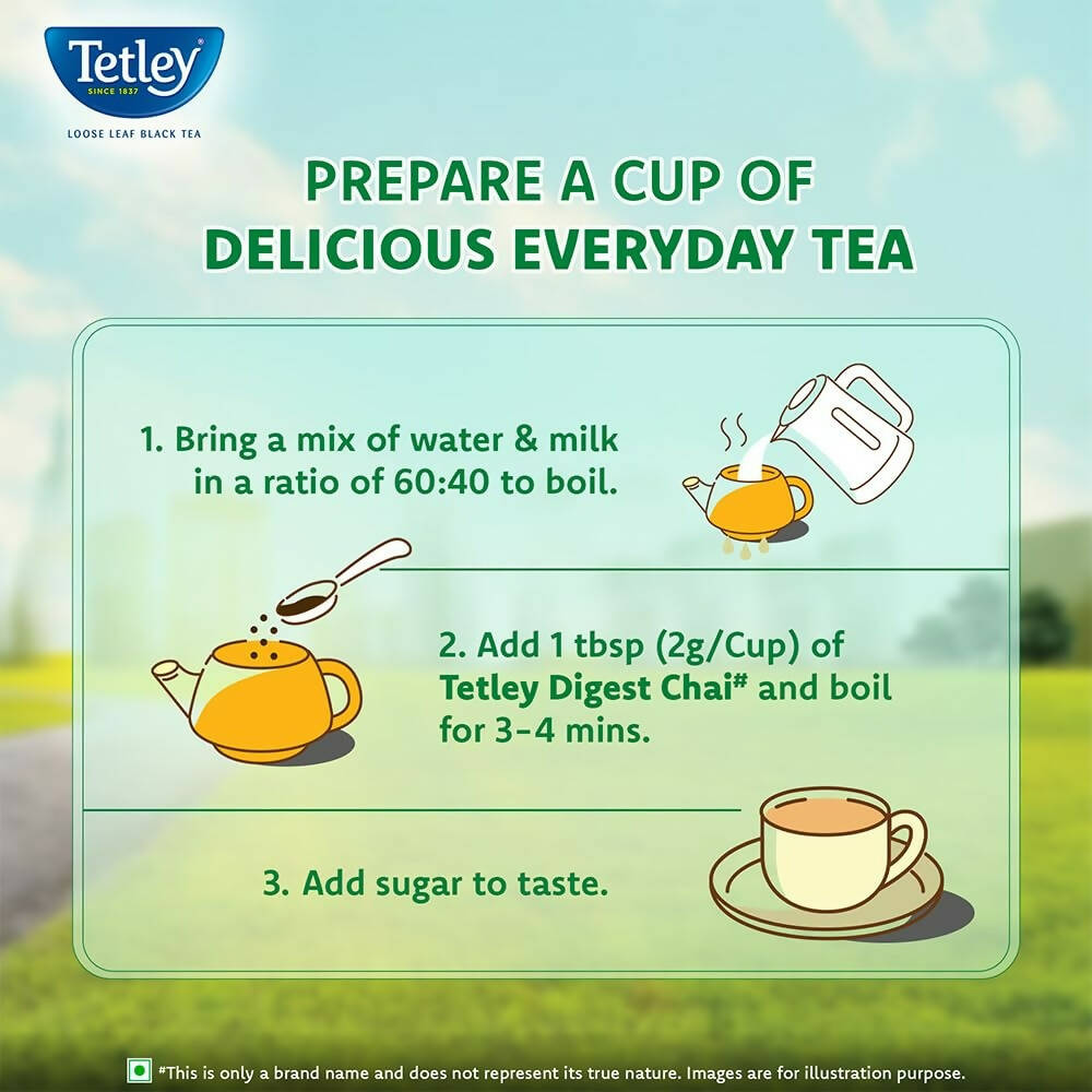 Tetley Digest Chai Loose Leaf Black Tea | Grocsy
