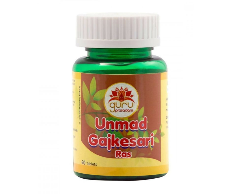 Guru Prasadam Unmad Gajkesari Ras Tablets | Grocsy