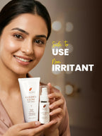 Flawora Set of Golden Glow Face Wash and Anti Acne Serum | Grocsy
