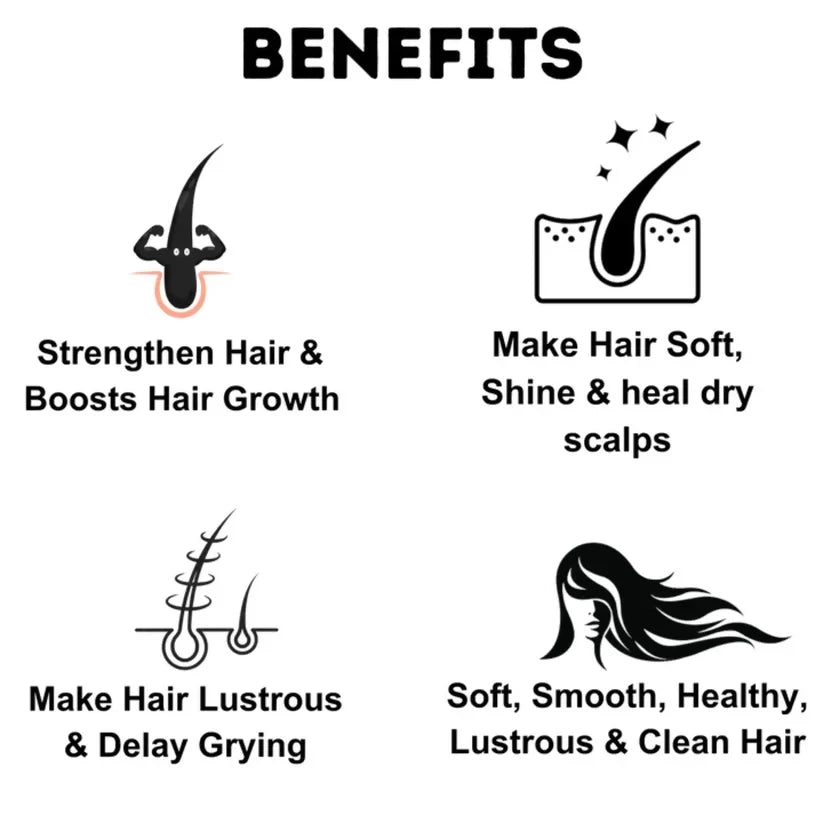 Etheric Healthy Hair Pack – Herbal Hair Growth & Hair Fall Control Treatment | Grocsy