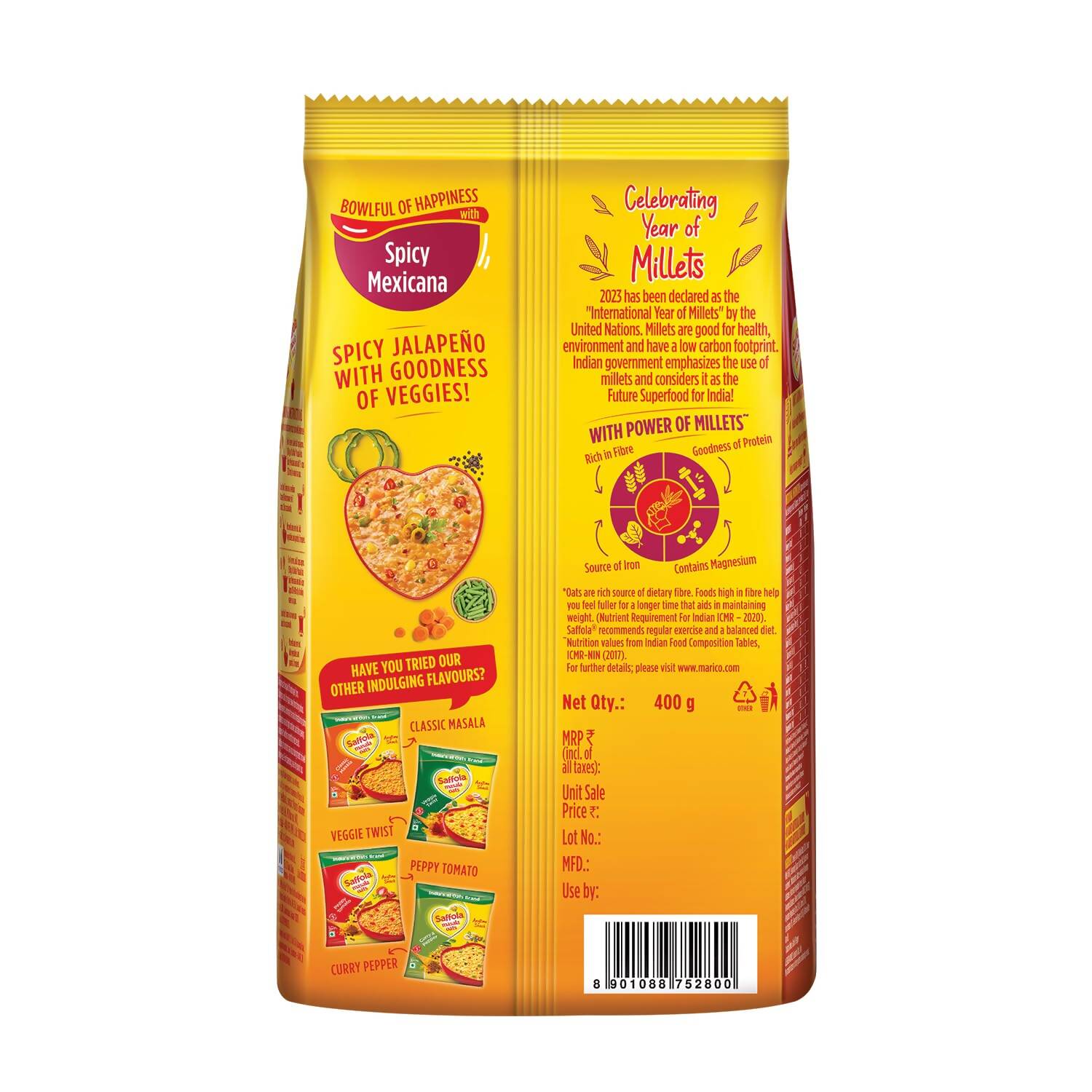 Saffola Spicy Mexican Masala Oats