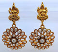 White kemp laxmi Earrings | Grocsy