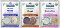TummyFriendly Foods Organic Sprouted Porridge Mixes Sprouted Ragi Powder, Sprouted Brown Rice and Oats Combo | Grocsy