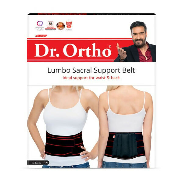 Dr. Ortho An orthopaedic Back Support (Memory foam) & Lumbo Sacral Support Belt Combo | Grocsy