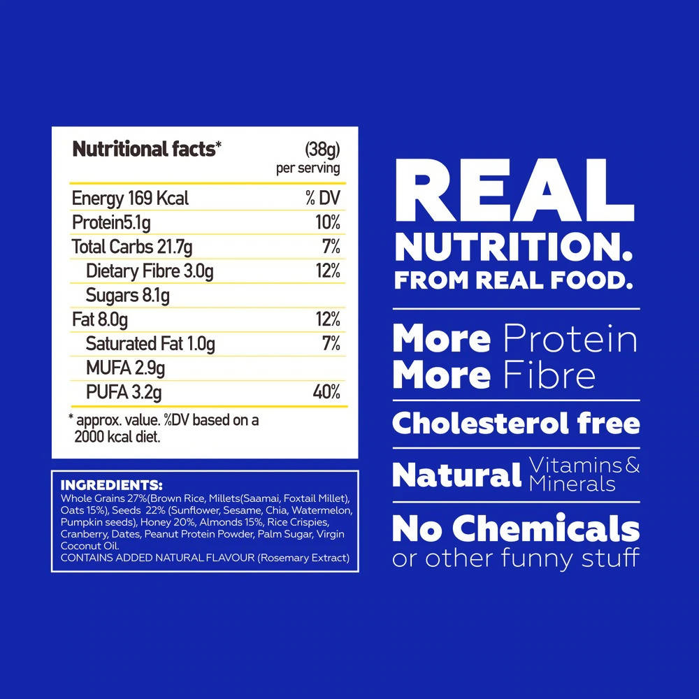 Yoga Bar Nuts & Seeds Multigrain Energy Bars | Grocsy