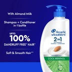 Head & Shoulders 2-in-1 Cool Menthol Anti Dandruff Shampoo + Conditioner | Grocsy