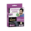 VCare Shampoo Hair Color Black for Moustache & Beard | Grocsy
