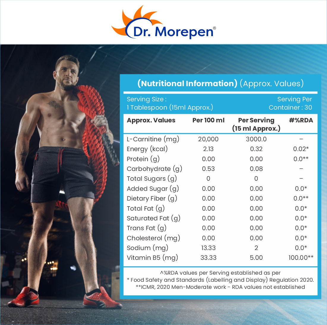 Dr Morpen L-Carnitine Pro Orange | Grocsy
