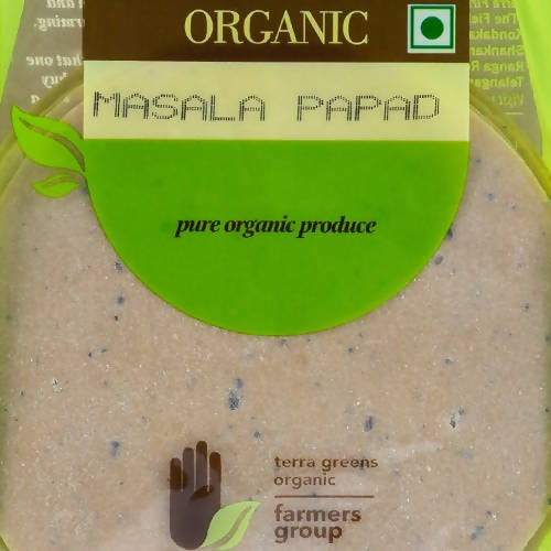 Terra Greens Organic Masala Papad | Grocsy