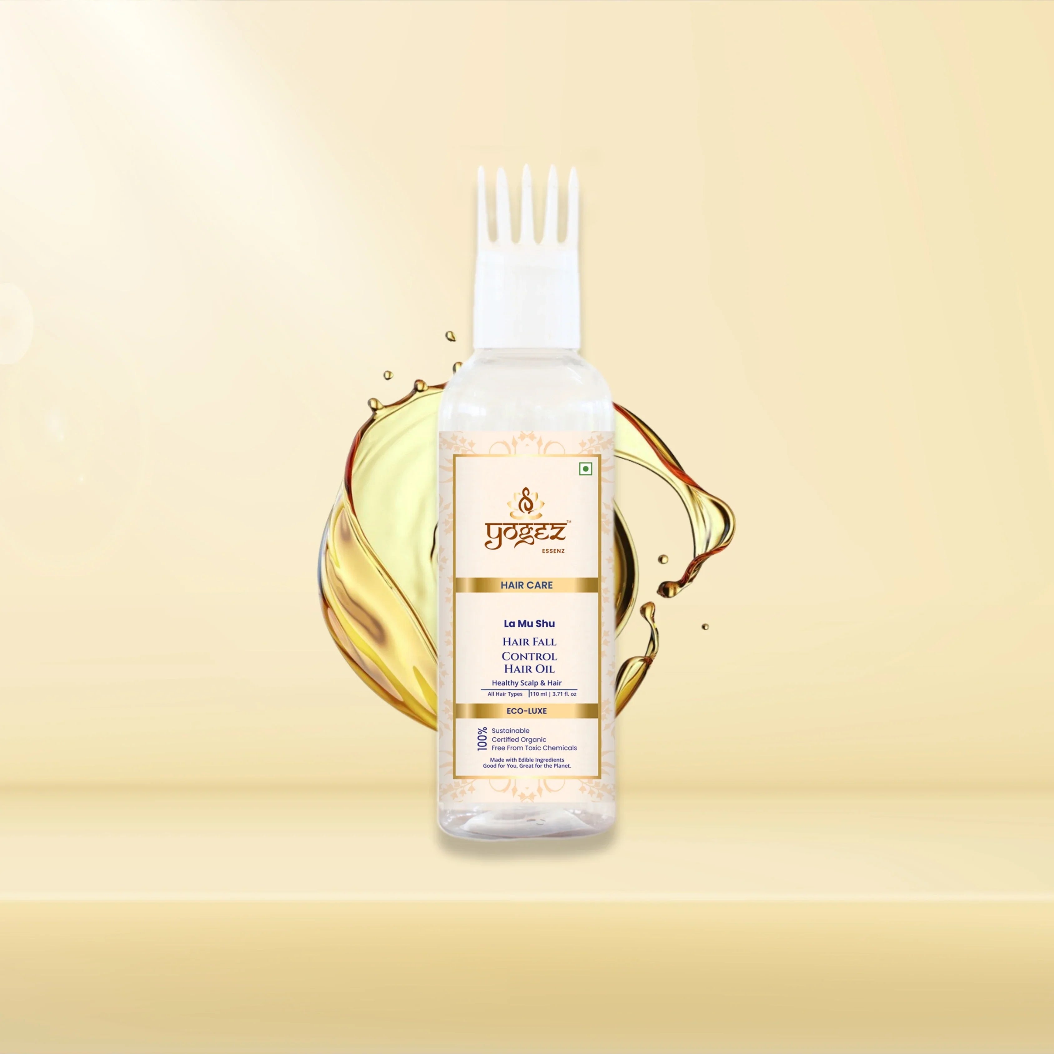 Yogez La Mu Shu Hair Fall Control Hair Oil | Grocsy