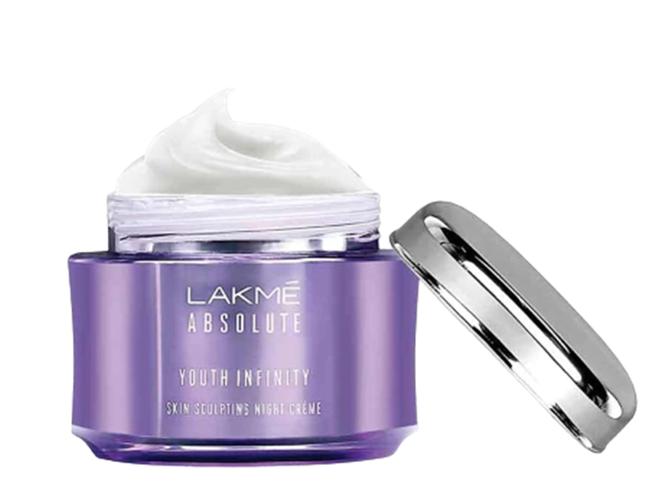 Lakme Youth Infinity Skin Firming Night Creme, 50 g Bottle | Grocsy