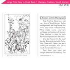 Large Print Easy to Read Aesop's Fables, Arabian Nights & Tenali Raman Classic Stories Books Set of 6| Ages 6 - 12 Year | Grocsy