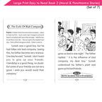 Large Print Easy to Read Moral & Panchtantra Stories Books Set of 7| Children Stories Books| Ages 6 - 12 Year | Grocsy
