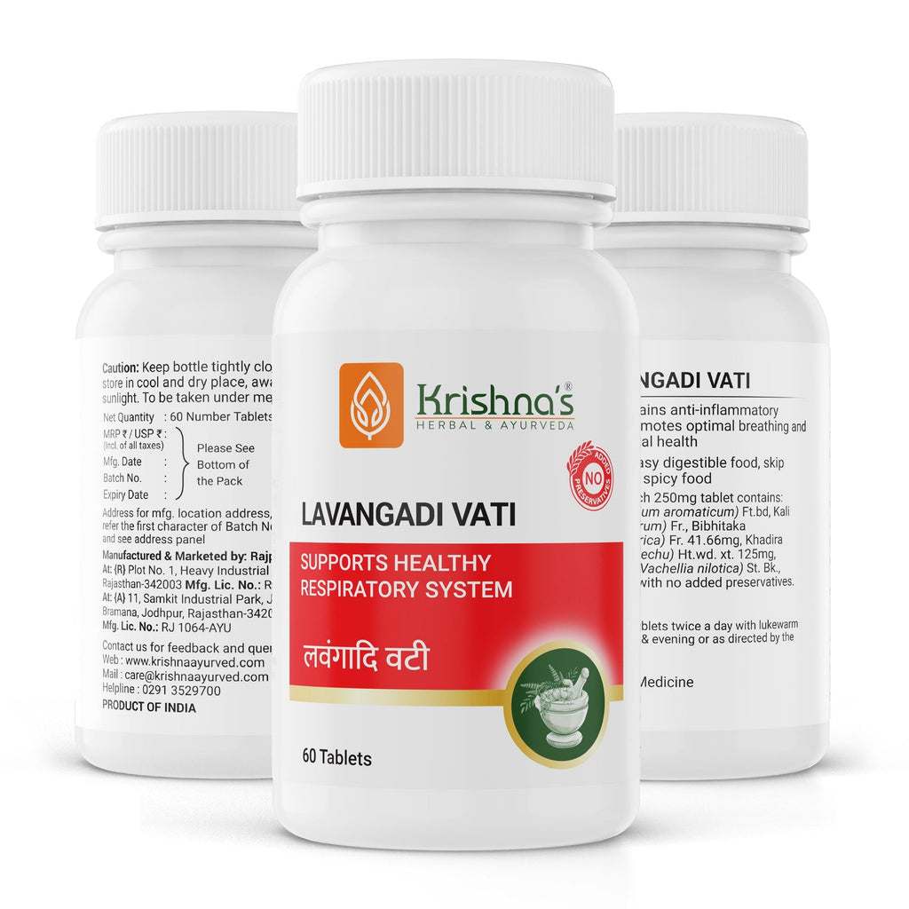 Krishna'S Herbal & Ayurveda Lavangadi Vati | Grocsy