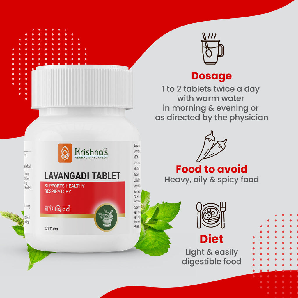 Krishna'S Herbal & Ayurveda Lavangadi Vati | Grocsy