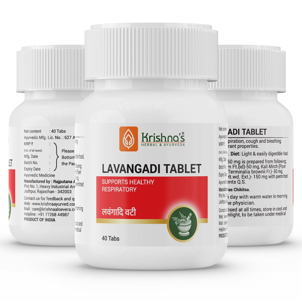 Krishna'S Herbal & Ayurveda Lavangadi Vati | Grocsy
