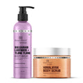 Botanic Hearth Bulgarian Lavender Bodywash & Himalayan Scrub | Grocsy