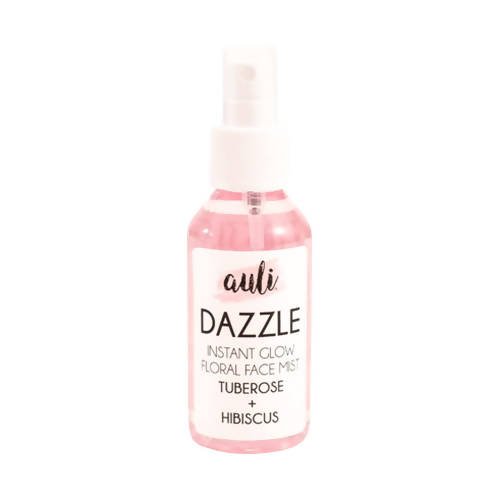 Auli Dazzle Instant Glow Floral Face Toner and Mist | Grocsy