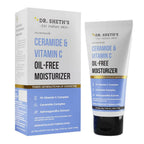 Dr. Sheth's Ceramide & Vitamin C Oil Free Moisturizer Hydrate & Brighten Skin With Vitamin C, Ceramide & Ashwagandha, For All Skin Types | Grocsy