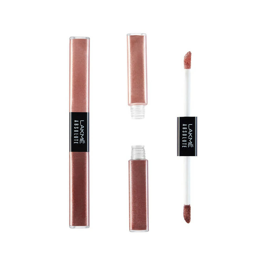 Lakme Absolute Explore Liquid Eye Shadow - Pink Champagne & Copper Glitter | Grocsy