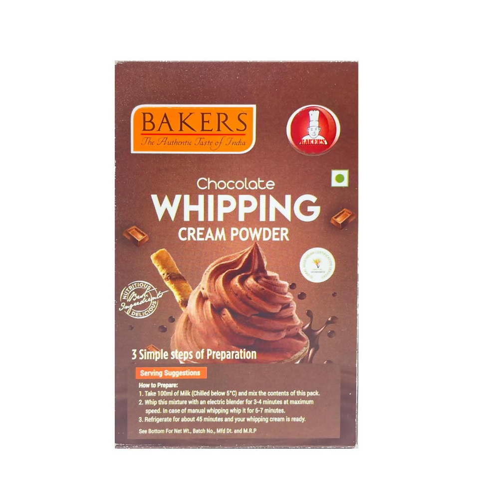 BAKERS Chocolate Whipping Cream Powder Mix | Grocsy
