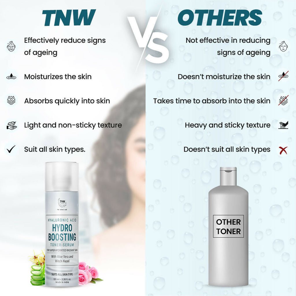 The Natural Wash Hyaluronic Acid Hydro Boosting Face Toner | Grocsy
