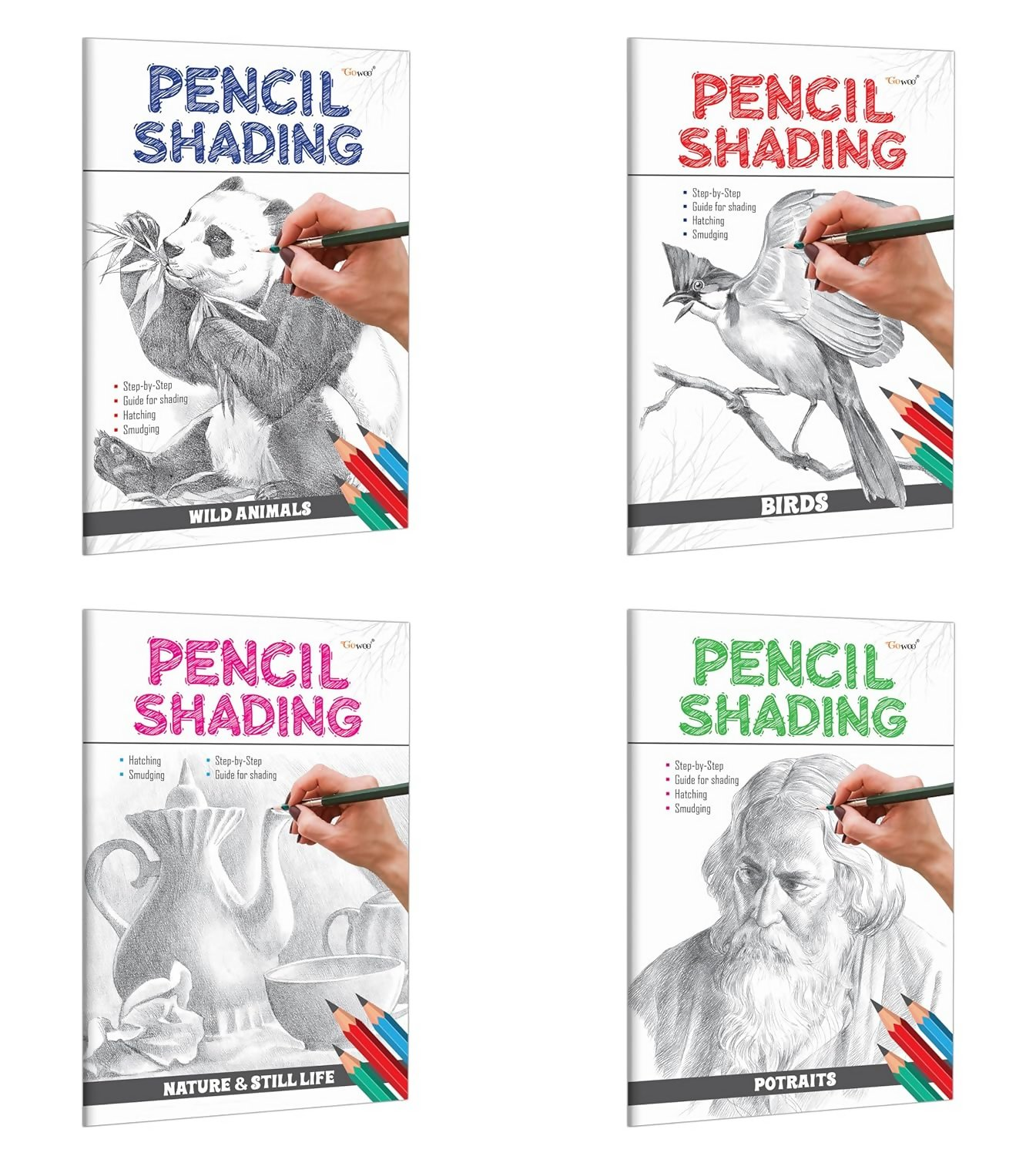 Pencil Shading Birds & Animals. | Grocsy