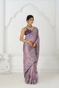 Kesar Fab Latest Bluepure Dola Viscouse Silk With Sequins And Beads Embroidery For Festivals Saree | Grocsy