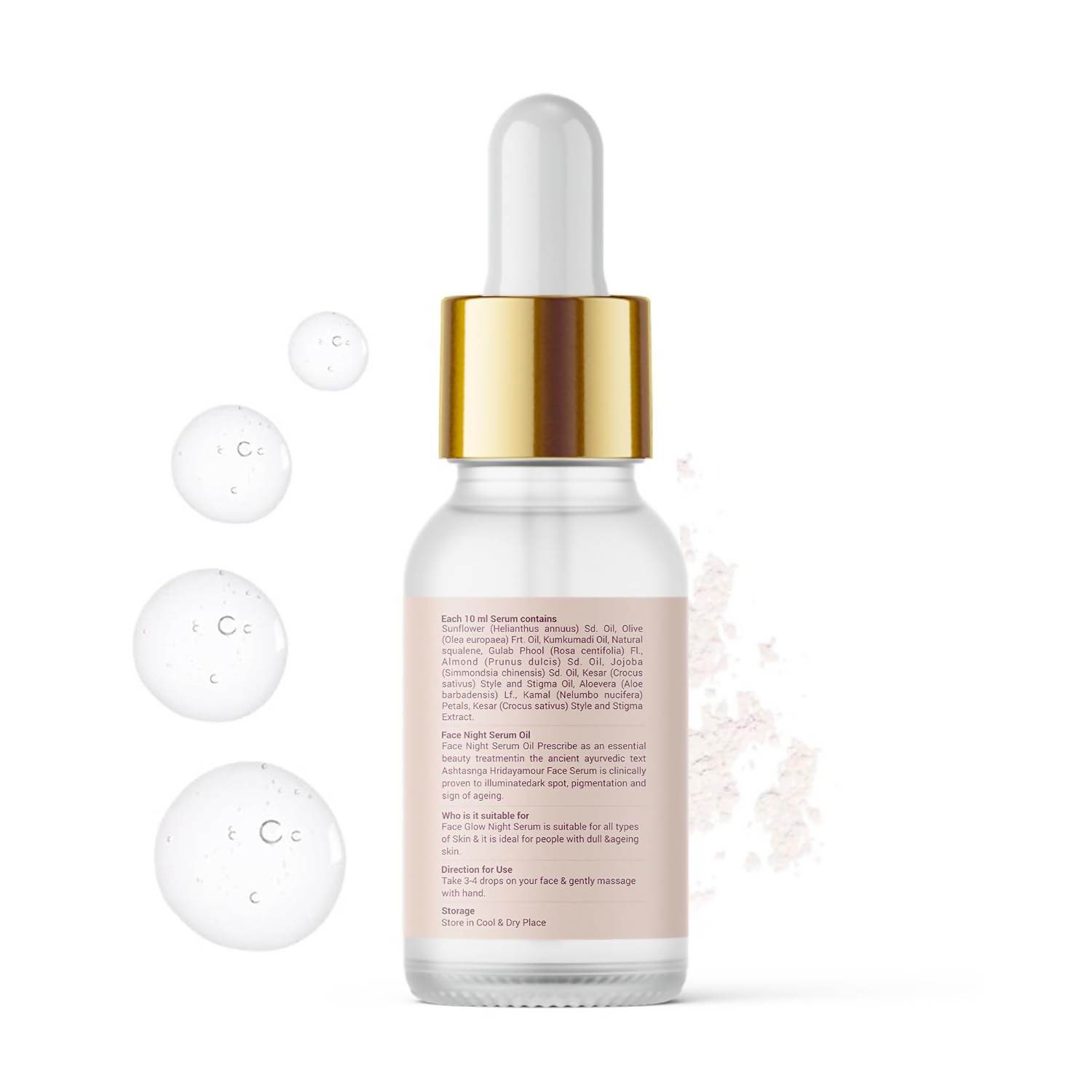 Milky Moon Face Glow Night Serum Dark Spot & Brightening Face Serum | Grocsy
