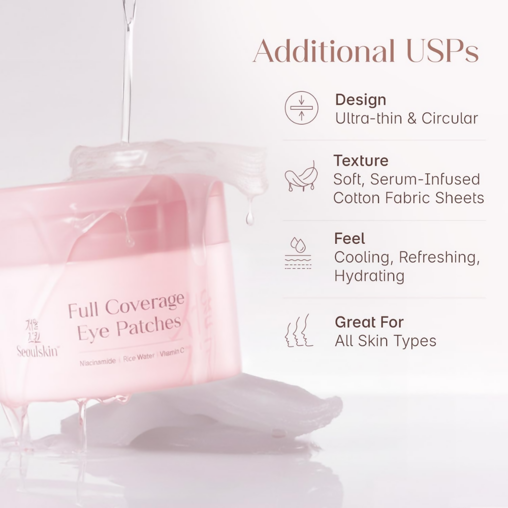 Seoulskin Full Coverage Eye Patches | Grocsy