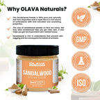 Olava Naturals Sandalwood Powder | Grocsy