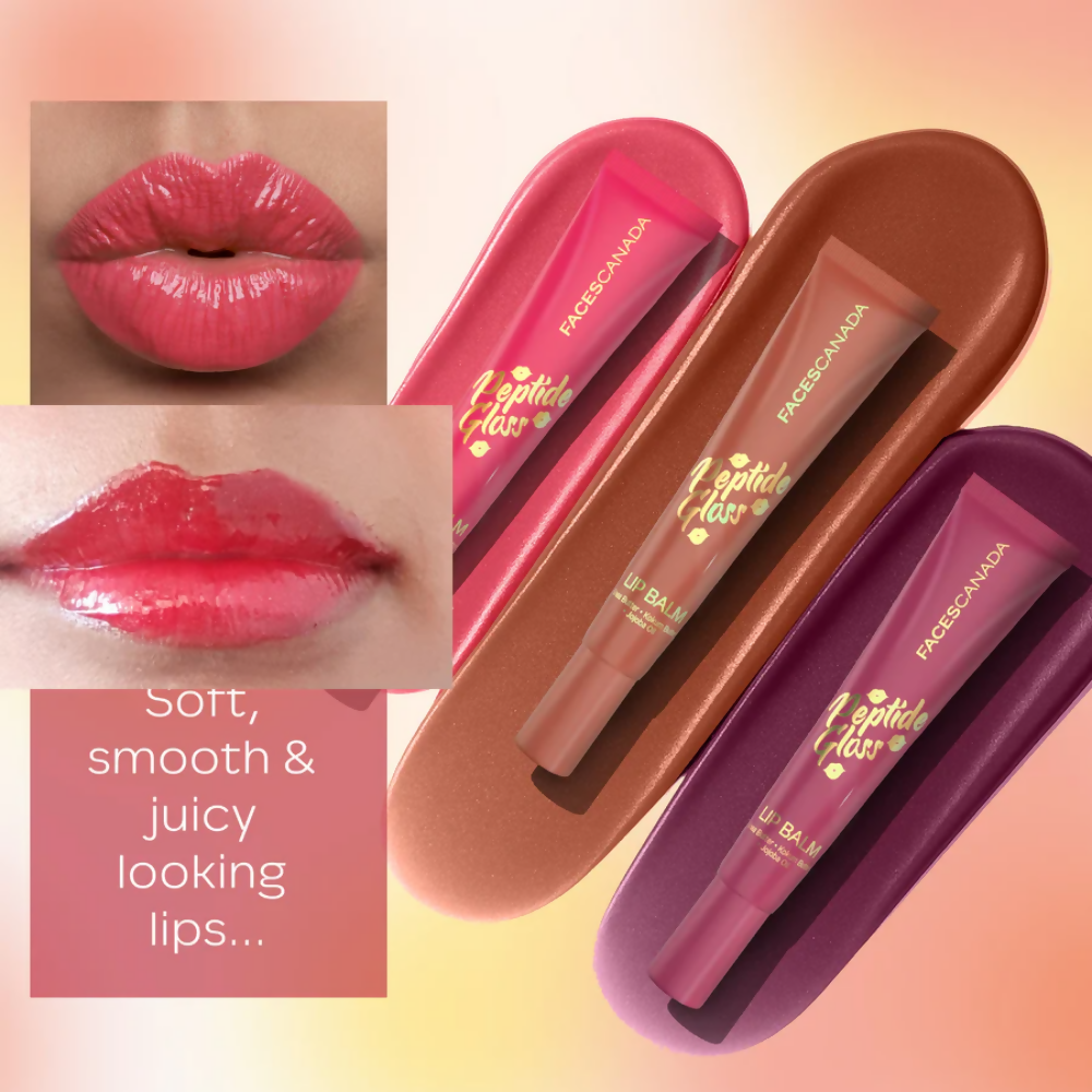 Faces Canada Peptide Gloss Lip Balm - Blush Bloom 02 | Grocsy