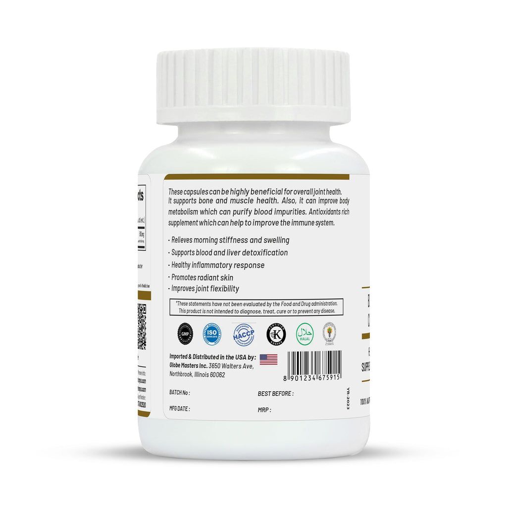 Life Aveda Bosswellia Curcumin Capsules | Grocsy