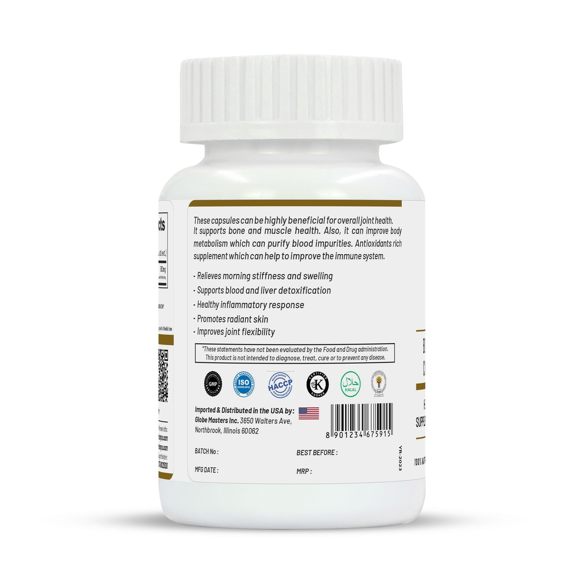 Life Aveda Bosswellia Curcumin Capsules | Grocsy