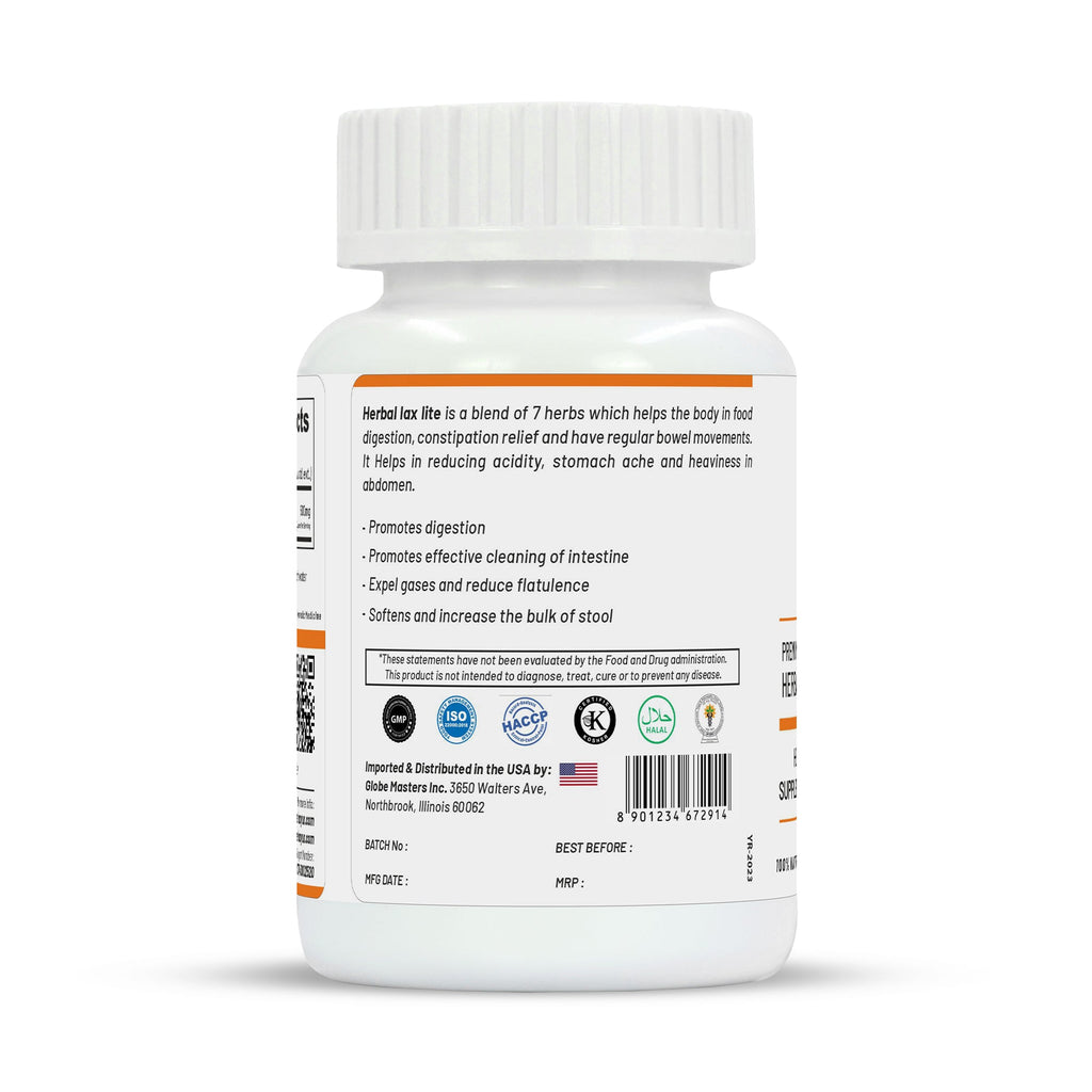 Life Aveda Herbal Lax Lite Capsules | Grocsy